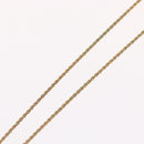 Christian Dior Necklace metal Gold Tone Auth BA11410-13