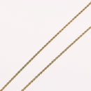 Christian Dior Necklace metal Gold Tone Auth BA11410-14