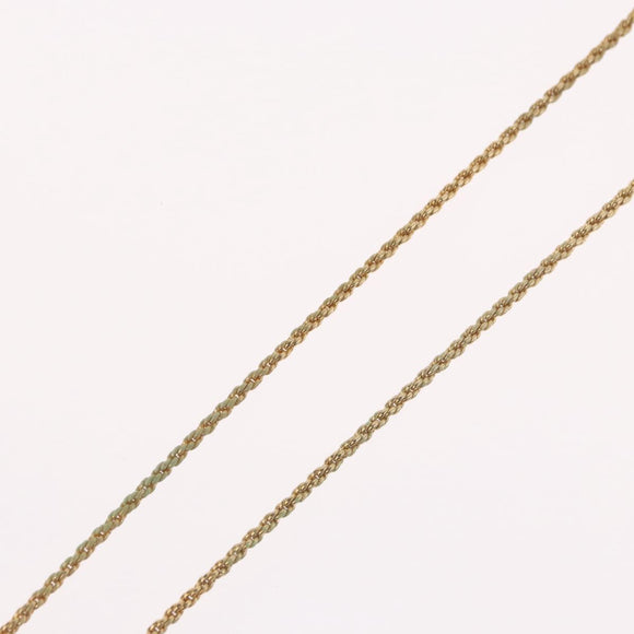 Christian Dior Necklace metal Gold Tone Auth BA11410