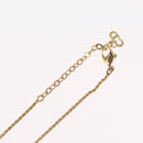 Christian Dior Necklace metal Gold Tone Auth BA11410-16