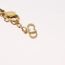 Christian Dior Necklace metal Gold Tone Auth BA11410-17