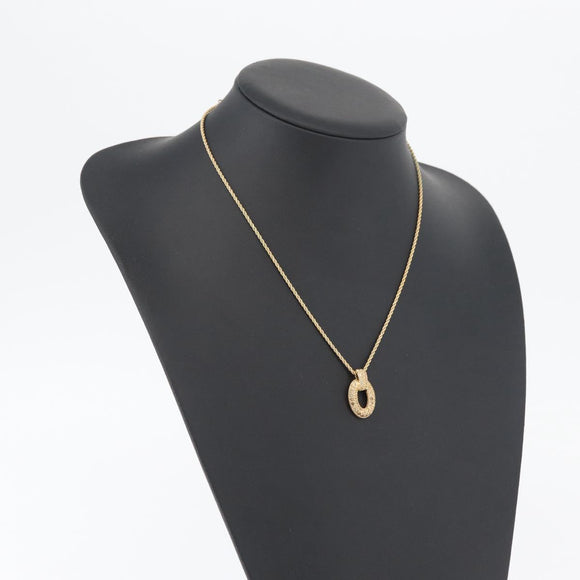 Christian Dior Necklace metal Gold Tone Auth BA11410