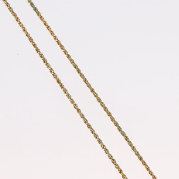 Christian Dior Necklace metal Gold Tone Auth BA11410