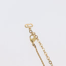 Christian Dior Necklace metal Gold Tone Auth BA11410-9