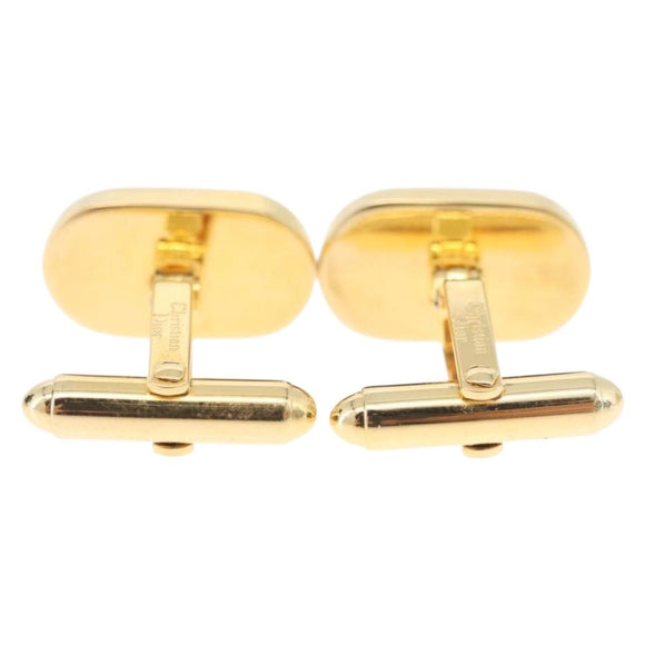 Christian Dior Manchetknopen metaal Goud Auth BA11412