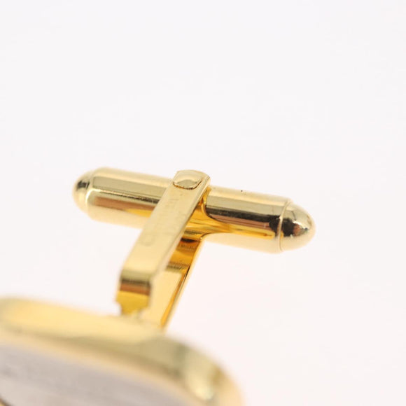 Christian Dior Manchetknopen metaal Goud Auth BA11412