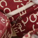 CHANEL By Sea Line Tote Bag Canvas Rood CC Auth BA11415A-22