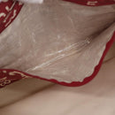 CHANEL By Sea Line Tote Bag Canvas Rood CC Auth BA11415A-23