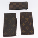 LOUIS VUITTON Monogram Wallet 6 Set LV Auth BA11417-18