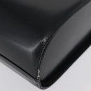 VERSACE Hand Bag Leather 2way Black Gold Auth BA11419-10