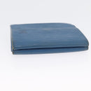 LOUIS VUITTON Monogram Epi Wallet Leather 2 Set Blue LV Auth BA11426-5
