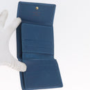 LOUIS VUITTON Monogram Epi Wallet Leather 2 Set Blue LV Auth BA11426-8