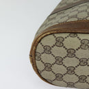 GUCCI GG Supreme Shoulder Bag PVC Beige Auth BA1143-9