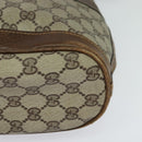 GUCCI GG Supreme Shoulder Bag PVC Beige Auth BA1143-14