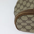 GUCCI GG Supreme Shoulder Bag PVC Beige Auth BA1143-15