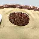 GUCCI GG Supreme Shoulder Bag PVC Beige Auth BA1143-12