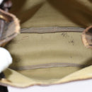 GUCCI GG Supreme Shoulder Bag PVC Beige Auth BA1143-11