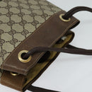 GUCCI GG Supreme Shoulder Bag PVC Beige Auth BA1143-6