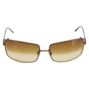 PRADA Sunglasses metal Brown Auth BA11431-2