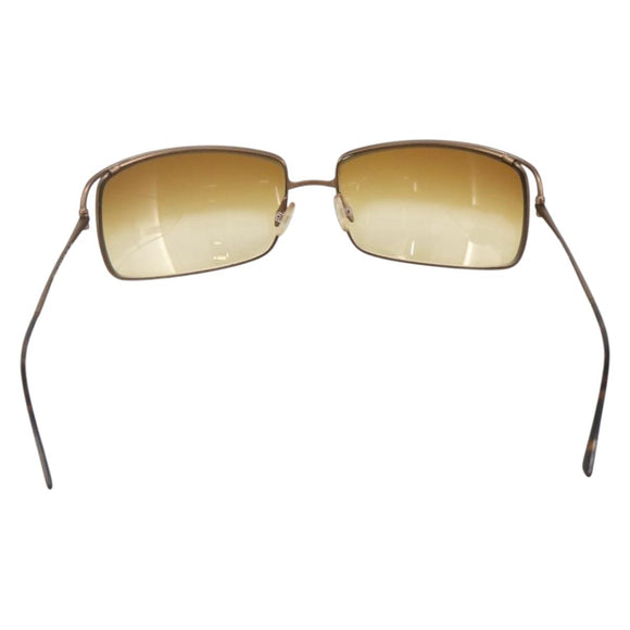 PRADA Sunglasses metal Brown Auth BA11431