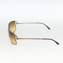 PRADA Sunglasses metal Brown Auth BA11431-5