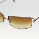 PRADA Sunglasses metal Brown Auth BA11431-7
