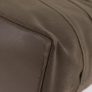 Salvatore Ferragamo Shoulder Bag Canvas Brown Gold Auth BA11433-17