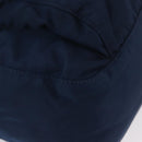 PRADA Schoudertas Nylon Marine Zilver Auth BA11437-9