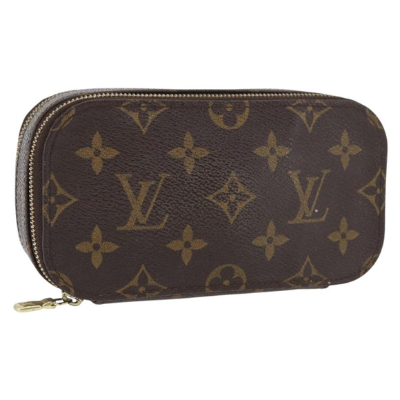 LOUIS VUITTON Monogram Trousse Brush PM Cosmetic Pouch M47510 LV Auth BA11439