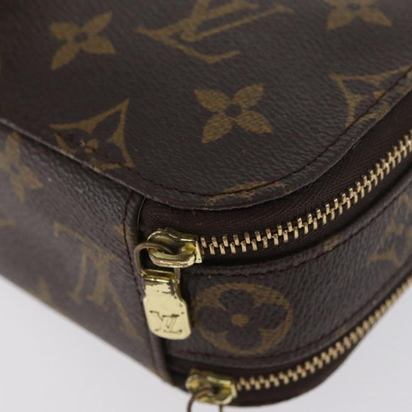LOUIS VUITTON Monogram Trousse Brush PM Cosmetic Pouch M47510 LV Auth BA11439