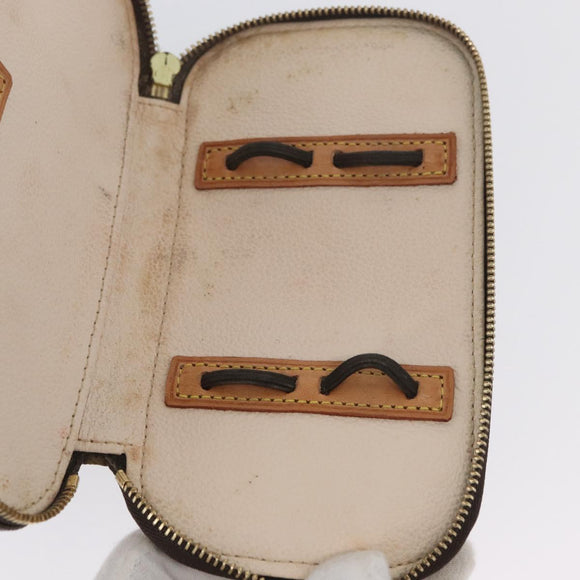LOUIS VUITTON Monogram Trousse Brush PM Cosmetic Pouch M47510 LV Auth BA11439