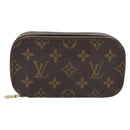 LOUIS VUITTON Monogram Trousse Brush PM Cosmetic Pouch M47510 LV Auth BA11439-13