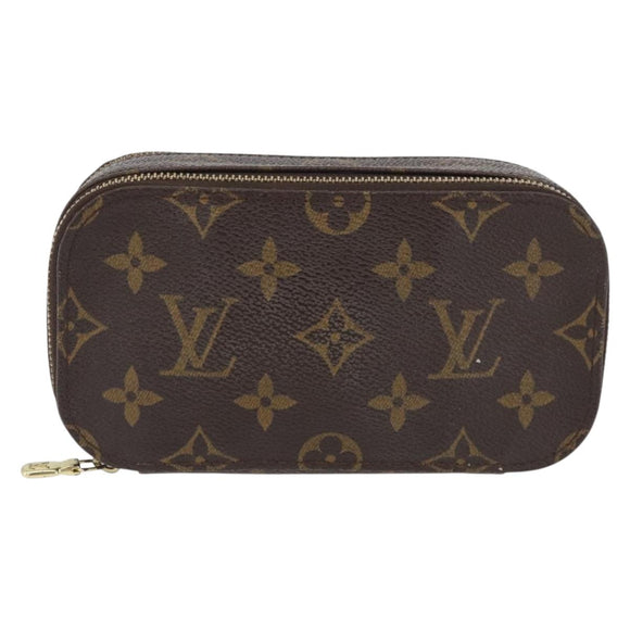 LOUIS VUITTON Monogram Trousse Brush PM Cosmetic Pouch M47510 LV Auth BA11439