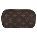 LOUIS VUITTON Monogram Trousse Brush PM Cosmetic Pouch M47510 LV Auth BA11439-2