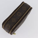 LOUIS VUITTON Monogram Trousse Brush PM Cosmetic Pouch M47510 LV Auth BA11439-5