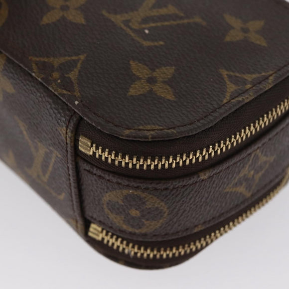 LOUIS VUITTON Monogram Trousse Brush PM Cosmetic Pouch M47510 LV Auth BA11439