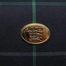 Burberrys Nova Check Clutch Bag Canvas Navy Auth BA1144-9