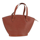 LOUIS VUITTON Epi Saint Jacques Hand Bag Brown M52263 LV Auth BA11442-1