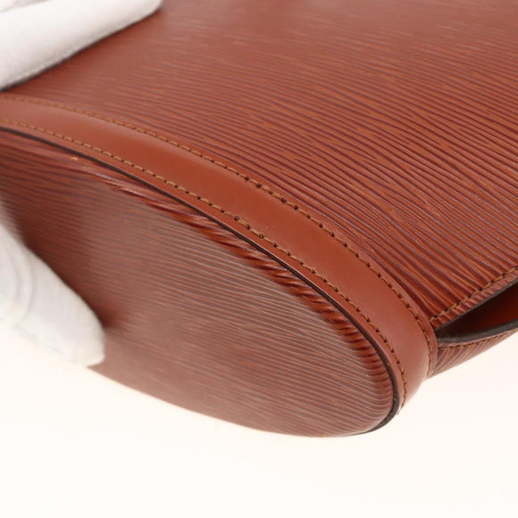 LOUIS VUITTON Epi Saint Jacques Hand Bag Brown M52263 LV Auth BA11442