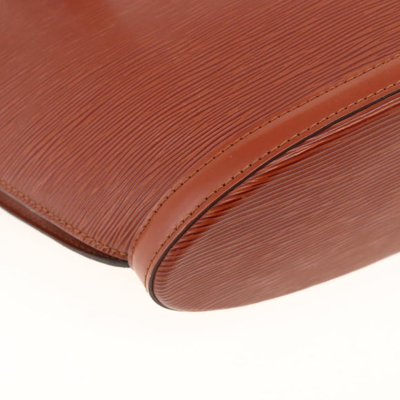 LOUIS VUITTON Epi Saint Jacques Hand Bag Brown M52263 LV Auth BA11442