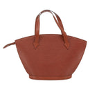 LOUIS VUITTON Epi Saint Jacques Hand Bag Brown M52263 LV Auth BA11442-2