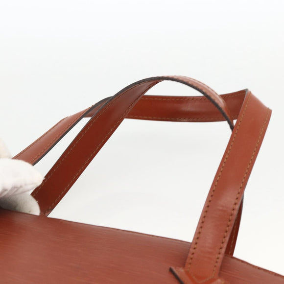 LOUIS VUITTON Epi Saint Jacques Hand Bag Brown M52263 LV Auth BA11442