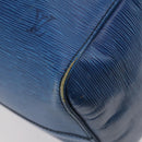 LOUIS VUITTON Epi Keepall 55 Boston Bag Toledo Blue M42955 LV Auth BA11448-12