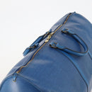 LOUIS VUITTON Epi Keepall 55 Boston Bag Toledo Blue M42955 LV Auth BA11448-6