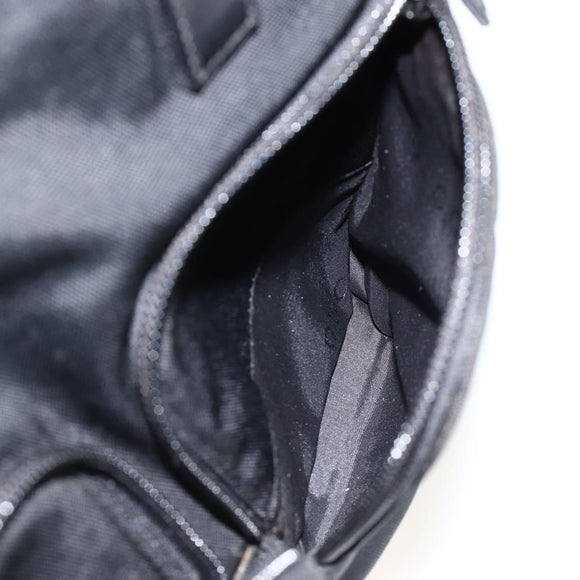 GUCCI Hand Bag Canvas Black Silver 002 1080 Auth BA11451