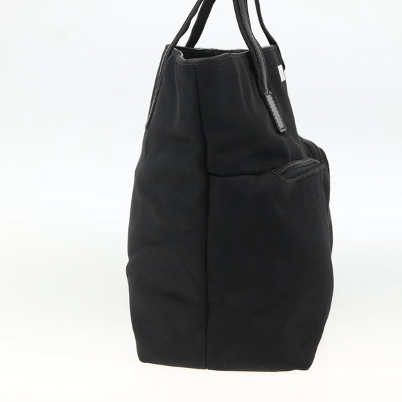 GUCCI Hand Bag Canvas Black Silver 002 1080 Auth BA11451