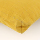 HERMES Amedaba GM Tote Bag Canvas Leather Yellow gold Auth BA11452-12