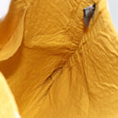 HERMES Amedaba GM Tote Bag Canvas Leather Yellow gold Auth BA11452-15