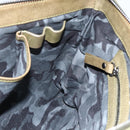 Jimmy Choo Studs Clutch Bag Leather Khaki Auth BA11453-19
