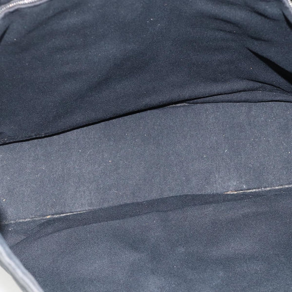 HERMES Fourre ToutMM Hand Bag Canvas Black Auth BA11454